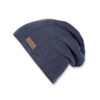 Jungen Mütze Wintermütze gefüttert Fleecemütze Slouch-Beanie gemustert, marineblau - 4621911 