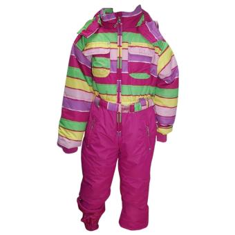 Skioverall Winteranzug Mädchen wasserdicht 10.000 mm Wassersäule, pink 