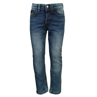 Jungen Jeans Hose soft denim lang, einfarbig, jeansblau - 3.578 