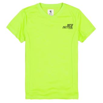 Jungen T-Shirt Sommershirt kurzarm , neongelb -C13800 