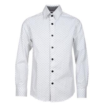 Jungen Festliches Hemd langarm Slim Fit Sterne, weiß - 5550600 