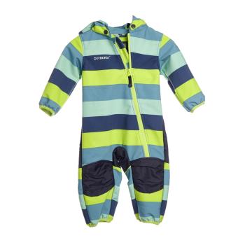 Outburst Jungen Softshell Overall 10.000 mm Wassersäule winddicht atmungsaktiv, blau/grün – 371460873 