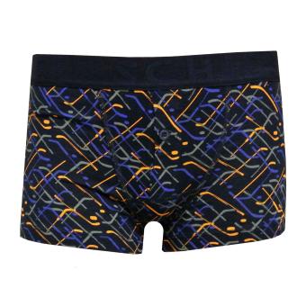 Jungen Kinder Shorty Retro-Shorts gemustert, nachtblau - 153854 