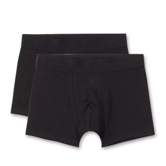 Sanetta Jungen-Hipshorts (Doppelpack) mit Webbund, schwarz - 348485 