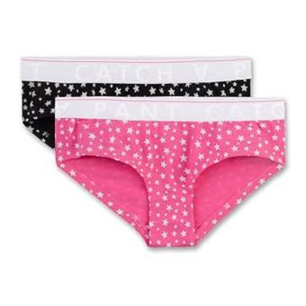 Mädchen Unterhose 2er Pack Slip, 2farbig - 30037 
