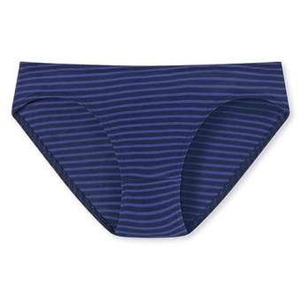 Schiesser Mädchen Slip in Ringel-Optik, blau - 180032 