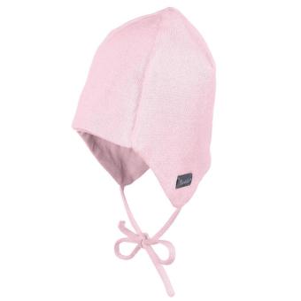 Baby Mädchen Strickmütze zum Binden Ohrenschutz Erstlingsmütze "gefüttert", rosa - 1701715 