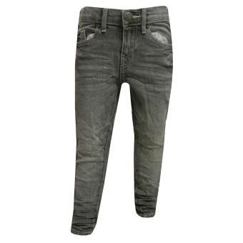 Jungen Jeans Washed Look Slim Fit, grau 