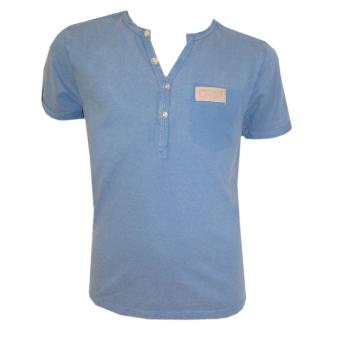T-Shirt Jungen Kurzarm, blau 
