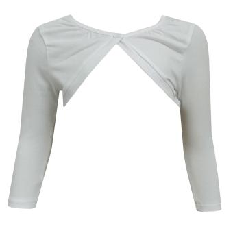 Festlicher Mädchen Bolero, weiß - 771308 