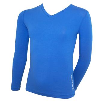 Langarmshirt Jungen, blau 