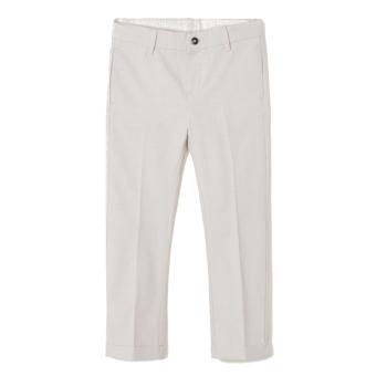 Mayoral Jungen Chinohose lang aus Baumwolle mit Leinenanteil - beige 3.514 