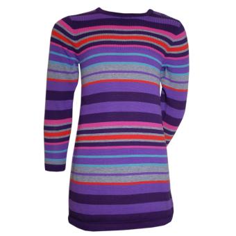 Mädchen Strickkleid Langarm, lila, Größe 80 80 | lila | 