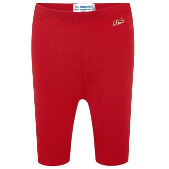 Baby Mädchen Legging lang einfarbig, rot - 703r 