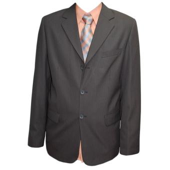 festlicher Anzug Jungen Jacke und Hose gestreift, braun, Größe 182 182 | braun | 