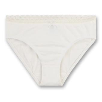 Sanetta Mädchen-Rioslip mit Spitzen-Bund, weiß - 344658 