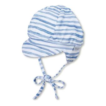 Jungen Baby Schirmmütze, Ballonmütze zum Binden, UV-Schutz 50+, blau -  1601913 