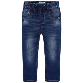 Jungen Hose Sporthose Stoffhose Jogger, blau - 4528, Größe 122 122 | dunkelblau | 