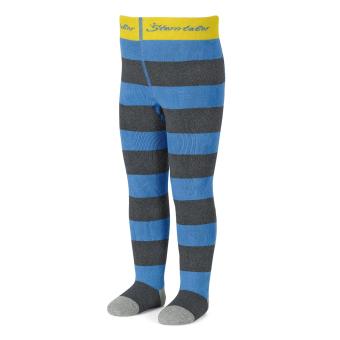 Jungen Thermo-Strumpfhose Vollplüsch gestreift, türkis, Größe 122-128 122-128 | türkis | 