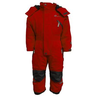 Outburst Kinder Jungen Mädchen Kleinkinder Funktions-Skioverall Schneeanzug gefüttert wasserdicht 10.000 mm Wassersäule atmungsaktiv winddicht, rot – 3714551, Größe 110 110 | rot | 
