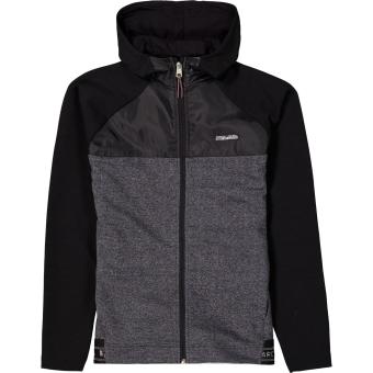 Jungen Jacke mit Kapuze, Jackentaschen, Reißverschluss und Gummibund, schwarz - G13464, Größe 176 176 | 1755 BLACK | 