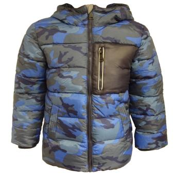 Outburst Jungen Winterjacke gefüttert Steppjacke mit Kapuze, blau - 3950218 
