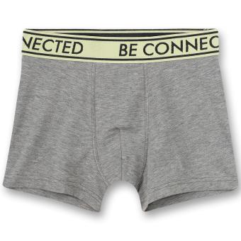 Jungen Unterhose Hipshorts Sorts "Be connected" , grau - 346735 