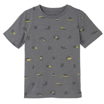 Jungen T-shirt kurzarm, bedruckt "Quotes", grau - 6.012g, Größe 176 176 | Grau | 