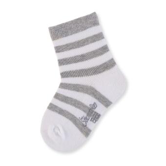 Jungen Socken gestreift, grau - 8501810 