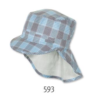 Schirmmütze zum Binden mit Nackenschutz Schildmütze Jungen, türkis 