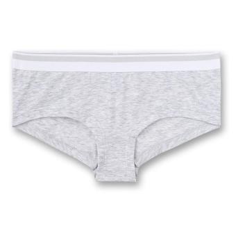 Sanetta Mädchen-Cutbrief Panty mit sportiven Webbund, graumelange - 346637 
