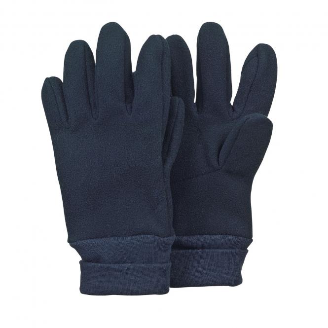 Jungen Handschuhe Fingerhandschuh Fleece mit Stulpe, wasserabweisendes Material, marine - 4321813 