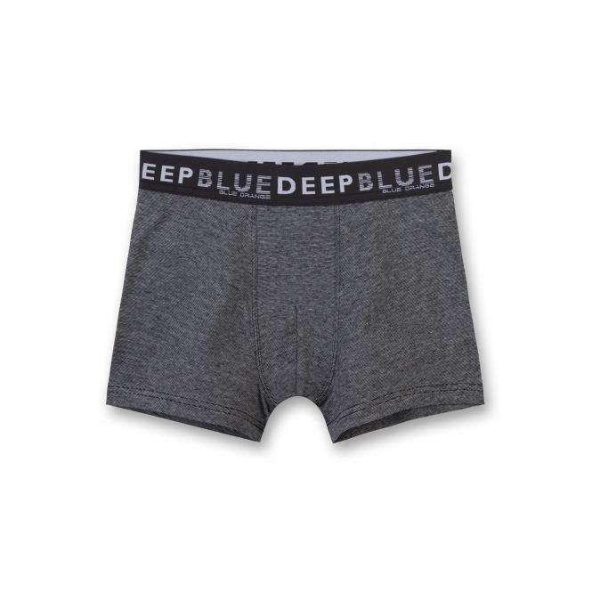 Jungen Shorts Hipshorts Unterhose, grau "deep blue" - 345652 