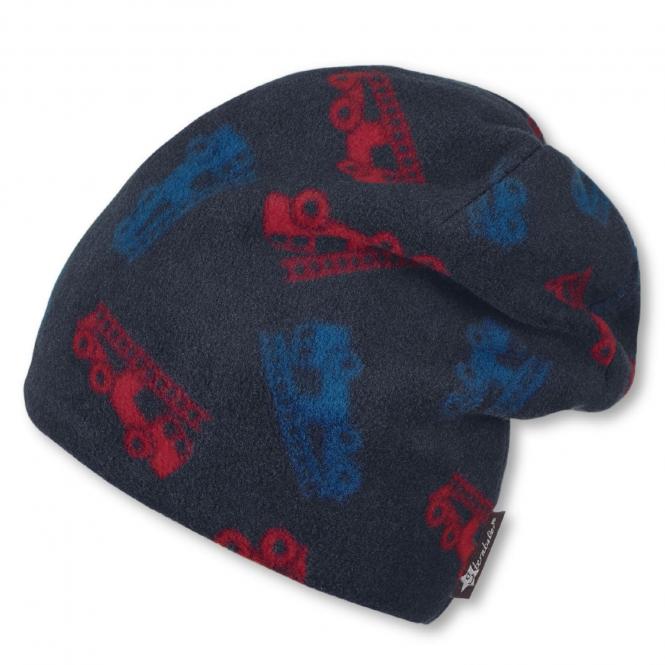 Jungen Slouch-Beanie gefüttert Wintermütze Fleecemütze "Feuerwehr", marineblau - 4611915 