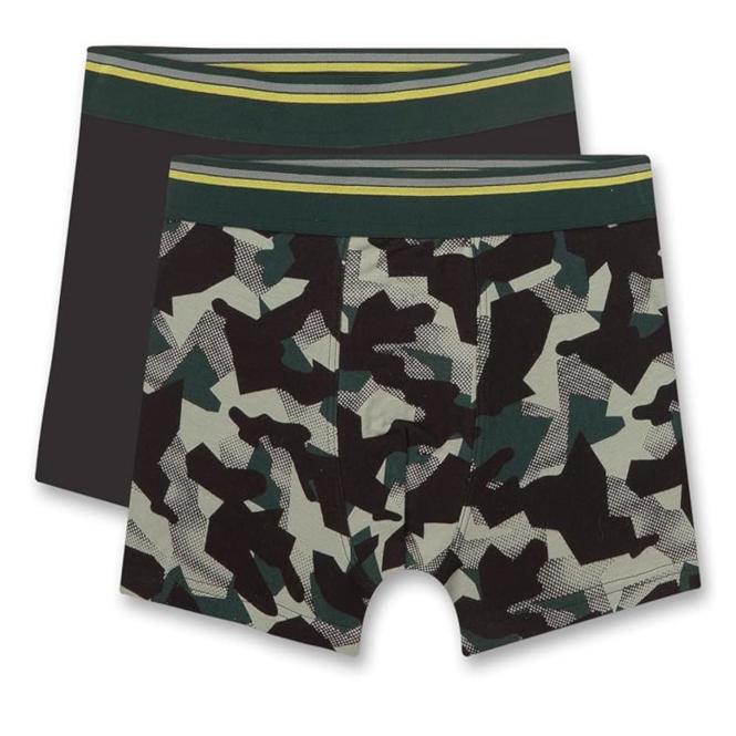 Sanetta Jungen-Hipshorts (Doppelpack) , Camouflage - 348016 