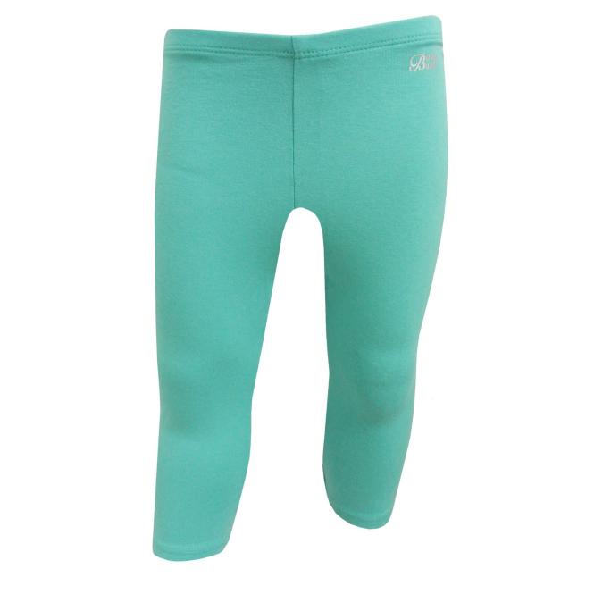 Baby Mädchen Capri Legging einfarbig, türkis - 707 