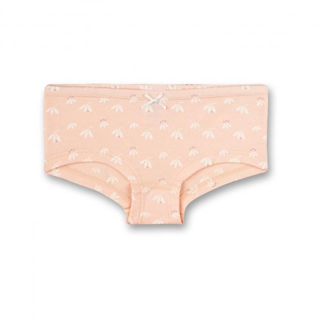 Mädchen Unterhose Brief Cutbrief Panty mit Schleife gemustert alloverprint Blumen ,rosa -335329 