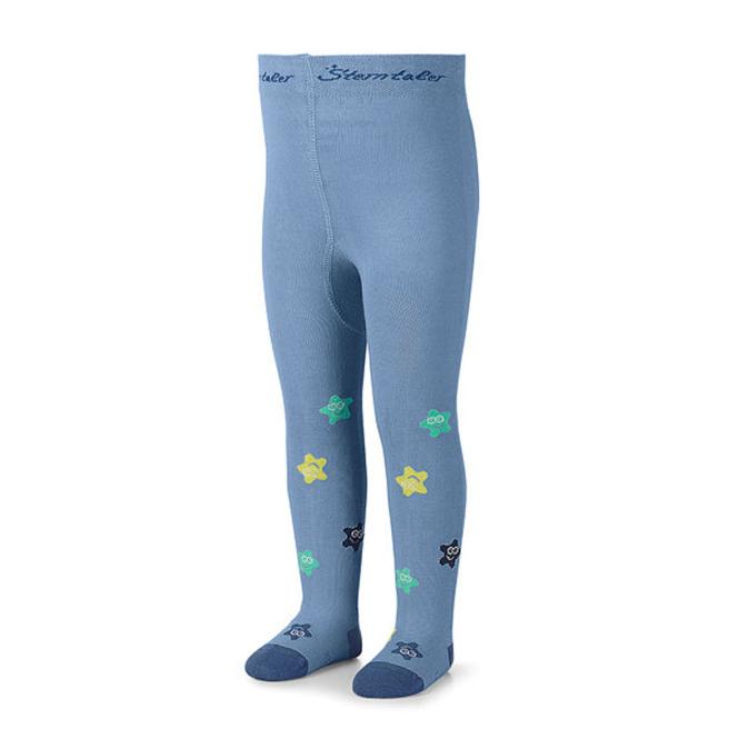 Jungen Strumpfhose bunte Sterne, hellblau - 8601800 