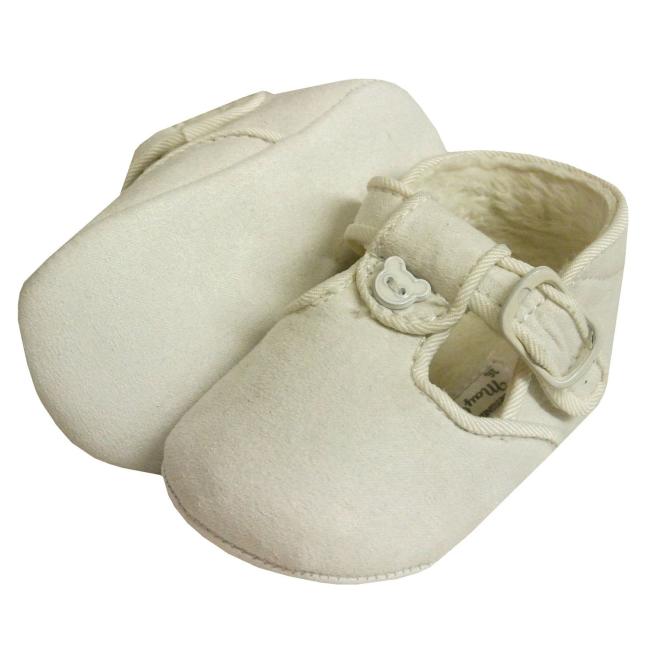 Baby Mädchen Schuhe gefüttert, natur 