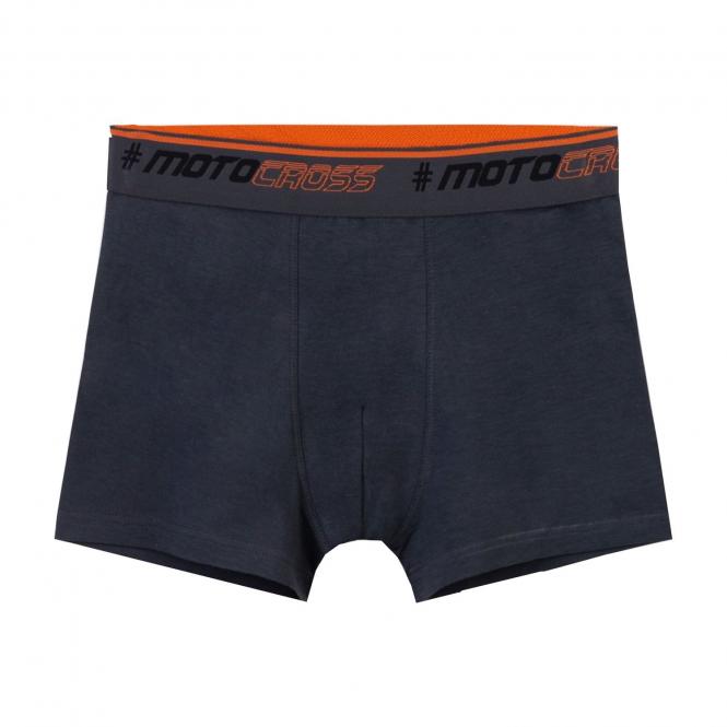 Jungen Unterhose Boxershorts Hipshorts "motocross" , schwarzgrau -345599 