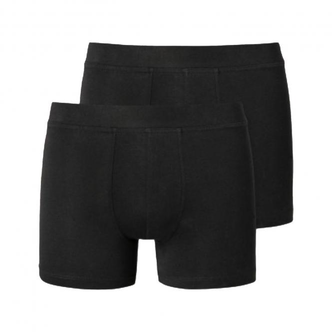 Jungen Boxershort Shorts Unterhosen 2er-Pack Bund, schwarz – 173535, Größe 164 164 | 000 schwarz | 