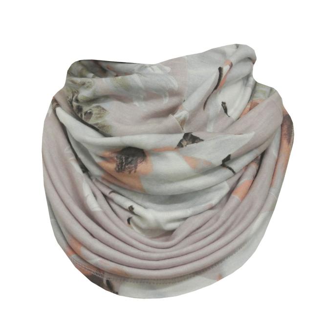 Mädchen Schal mit Blumen Muster Loop, lila 