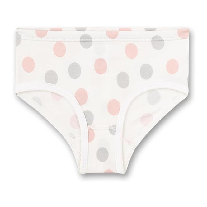 Sanetta Mädchen-Hüftslip mit Dots-Allover-Print, weiß - 335122 