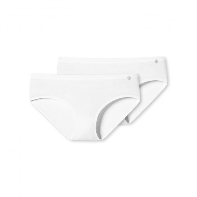 Mädchen Unterhose 2er Pack Panty, weiß - 159449 