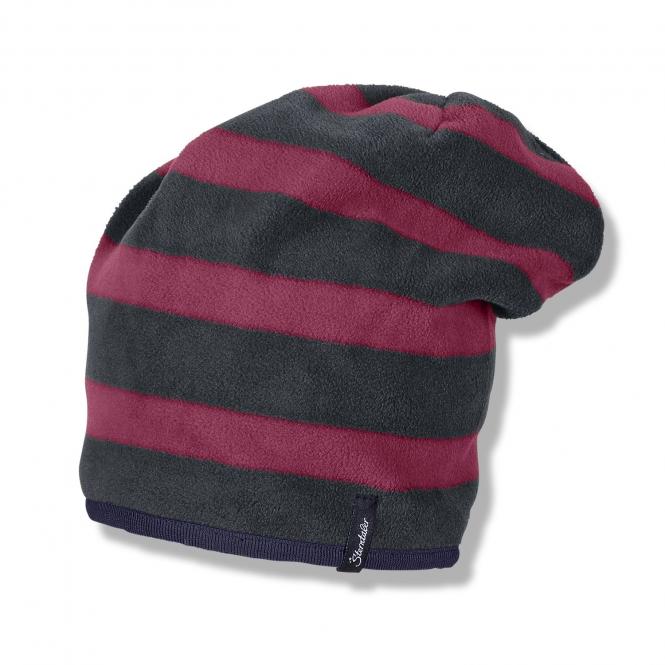 Mädchen Beanie gestreift, pink - 4521607p 