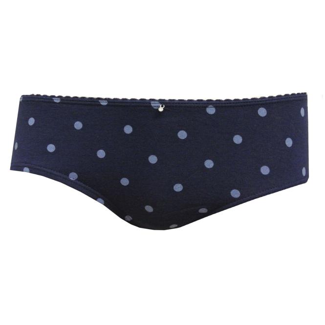 Mädchen Slip gepunktet, blau 