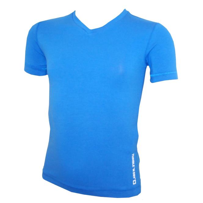 T-Shirt Jungen Kurzarm, blau 