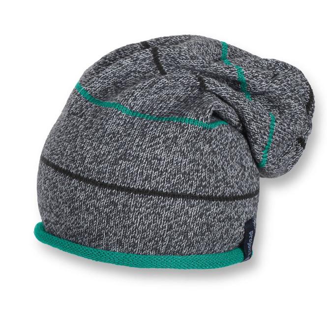 Mütze Jungen Beanie Strickoptik, grau 