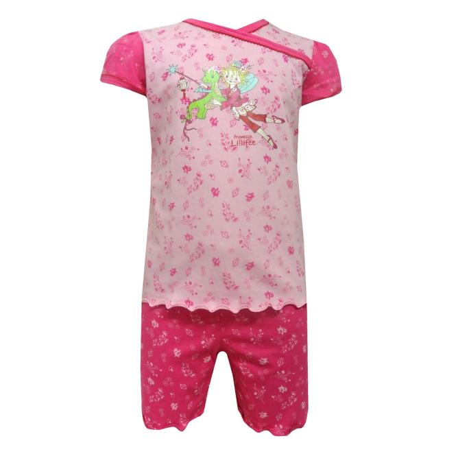 Schlafanzug kurzarm Mädchen Prinzessin Lillifee, pink 