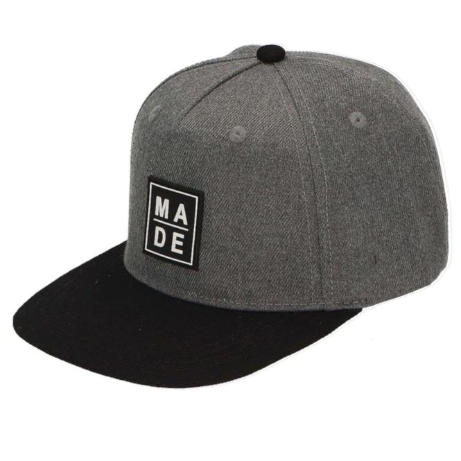 Jungen Baseball-Cap aus Denim, mit Silikon Badge, Metall-Verschluss zur  Größenregulierung, rauchgrau - 1622201-rauch 